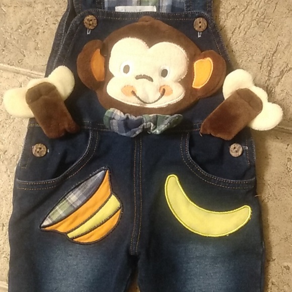 Kidscool Space 3D plush Monkey Overalls - Picture 3 of 7